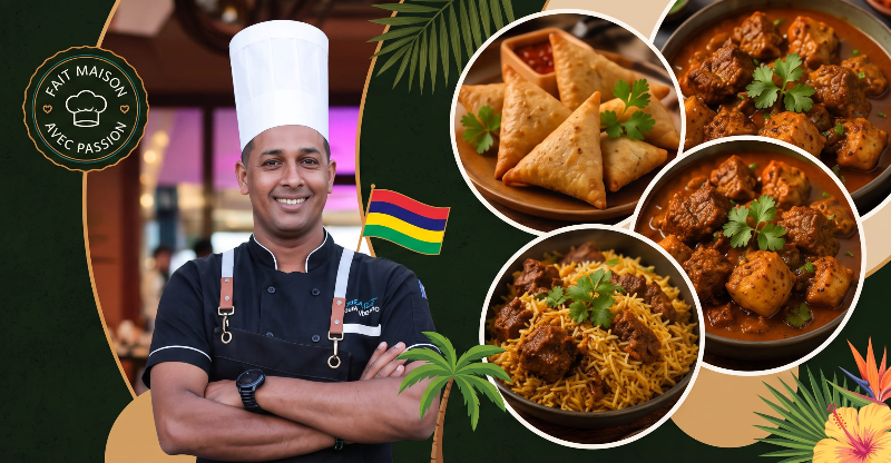 Chef Azaad, traiteur mauricien à Noisiel : la cuisine de l'île Maurice s'invite à vos événements