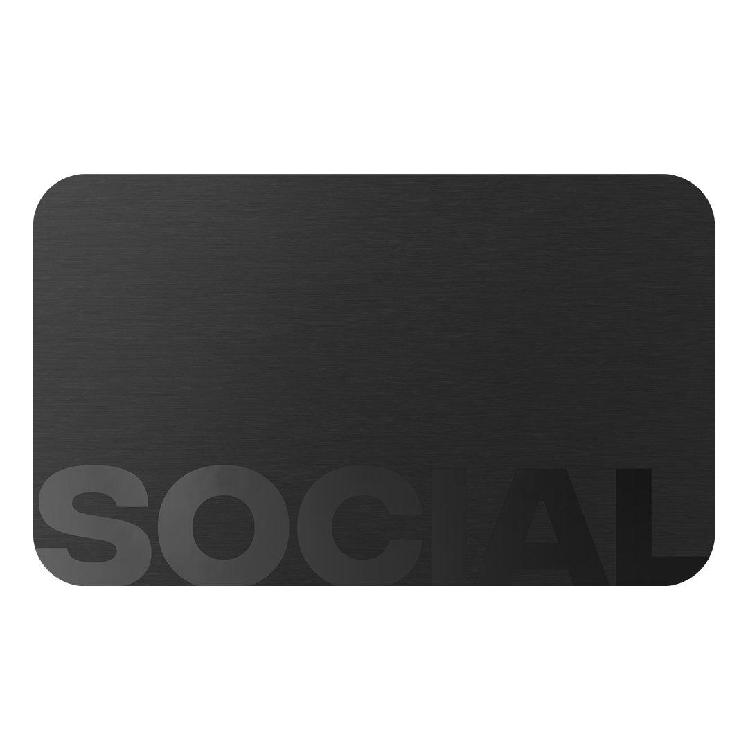 Metal Card NFC - carte de visite NFC CardzPro